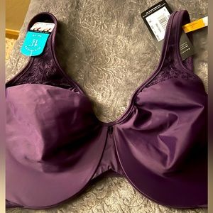 Bali minimizer Purple Bra NWT 36DD